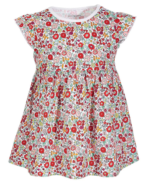 FIRST IMPRESSIONS Baby Girls Garden Floral Cotton Tunic 12 Months